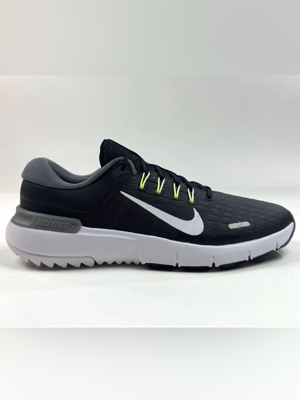 Nike Free Golf Mens Black White Golf Shoes Spikeless Next Nature FN0332-001